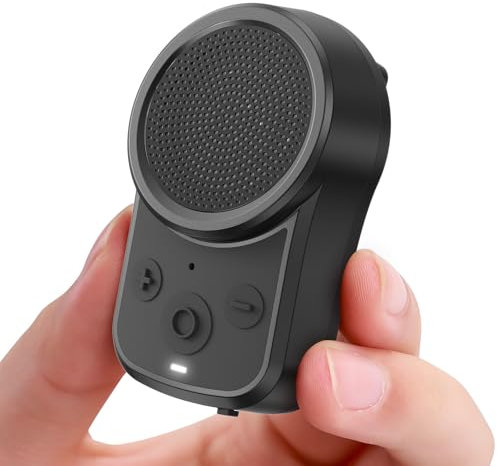 Mini altavoz Bluetooth, altavoz portátil de clip con micrófono incorporado, música manos libres y llamadas para senderismo/ciclismo, altavoz Bluetooth portátil impermeable y