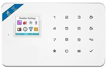 Sistema di allarme per la sicurezza domestica, Pannello Di Allarme GSM Di Allarme Sicurezza Domestica Lavoro For Casa, Fabbrica, Scuola, Negozio, Villa E Zona Residenziale per la casa, appartamento