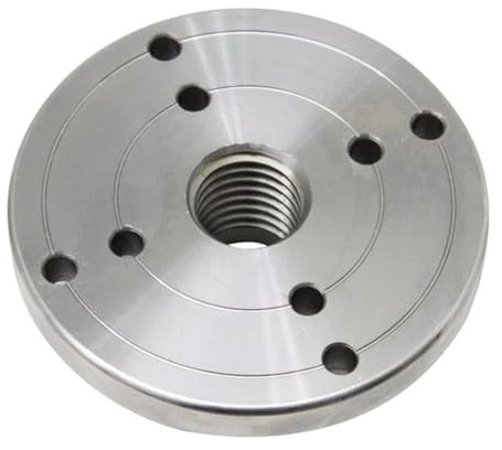 ZBORAVPIX Futterplanscheibe für Wood Lathe， 4 Planscheibe for Drehfutter aus Stahl for Holz, M33 X 3,5/1 Zoll X 8TPI/ M18 X 2,5 Gewindeflansch-Planscheibe(M33 X 3.5)