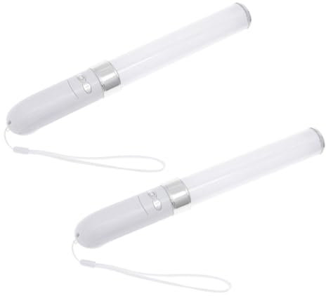 KICHOUSE 2pcs Led Light Sticks Glow Sticks for Party Decor Portable Cheering Props