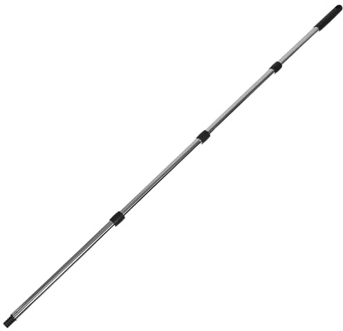 QUMIIRITY Roof Gutter Cleaner Pole Gutter Cleaning Tools Leaf Removal Scoop Brush Handle