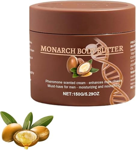 Körperbutter für Männer - Bio -Feuchtigkeitscreme | mit Shea & Mango Butter | Festung & Feuchtigkeit | Nicht fettend,1PCS