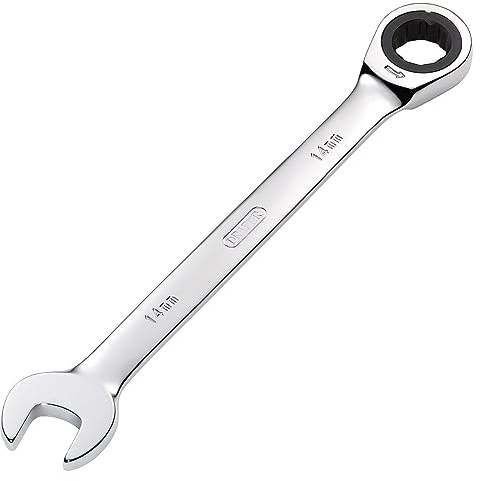 Draper 31011 - Llave combinada métrica con trinquete (14 mm)