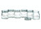 BarCraft Set di Bicchierini da Shot a Forma di Barattolo di Marmellata con Coperchio, Vetro, 20.8 x 18 x 5.8 mm, Capacità 60 ml, 6 Pezzi