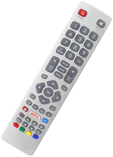 Generic Replacement Sharp Aquos SHW/RMC/0115 TV Remote Control Compatible for Sharp LC-24DHG6001K LC-32CFG6002E LC-32CHG6002E LC-32HG5141K LCD 3D Smart LED with Netflix Youtube NET+ Buttons