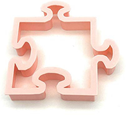 Puzzle Cookie Cutter 02 Fondant Cake Decorating (4 inches)