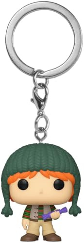 Funko POP! Keychain: Harry Potter Holiday - Ron Weasley 1 - Neuartiger Schlüsselanhänger - Vinyl-Minifigur Zum Sammeln - Strumpffüller - Geschenkidee - Offizielle Handelswaren - Movies Fans