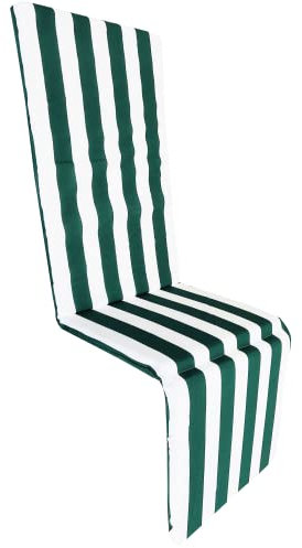 Markotex Cuscino per sdraio - lettino - sedia - SFODERABILE (170 in cotone, Verde)