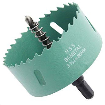 Lochsäge 80 mm,LAIWEI Bohrer zum Bohren in Holz, Dünnblech, Alu-Profilen, PVC, etc. Scharfes und langlebiges Bohrwerkzeug