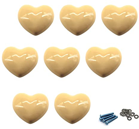 Zerniple Lot de 8 boutons de porte en céramique pour chambre d'enfant avec vis