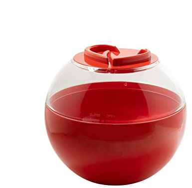 Anamina® Rührschüssel mit Deckel, extra groß, 6 l, registriertes Patent für Spritzschutz-Design, ideal zum Servieren von Salaten oder Obst, perfekt mit Teigmixern oder Streuern, wiederverwendbar und
