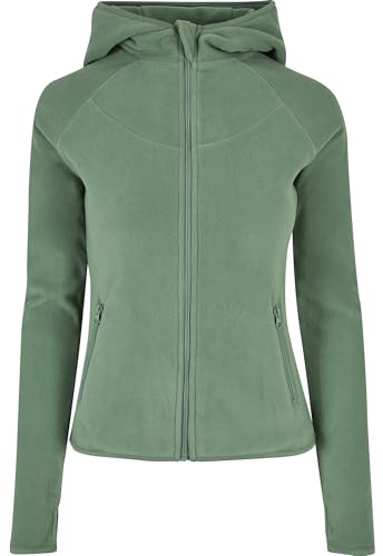 Urban Classics Damen Polar Fleece Zip Hoody – Regular Fit Kapuzenjacke im warmen Fleece Style mit Reißverschluss für Freizeit, Alltag & Streetwear