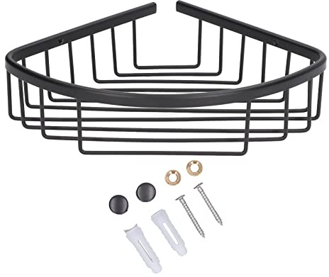 Garosa Mensola da Bagno Triangolare per Doccia Ad Angolo Mensola da Bagno Triangolare da Bagno in Acciaio Inox Organizzatore da Bagno per la Toilette Domestica Dell'hotel