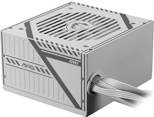 MSI MAG A650BNL White Bloc d'alimentation, Prise EU - 650W, Certifié 80 Plus Bronze, ATX