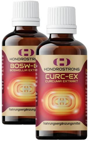 Hondrostrong Bosw-Ex + Curc-Ex | 30 ml Weihrauch & 30 ml Kurkuma Extrakt