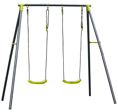 Allegra Duello - Altalena da giardino 2 posti per bambini 3-12 anni