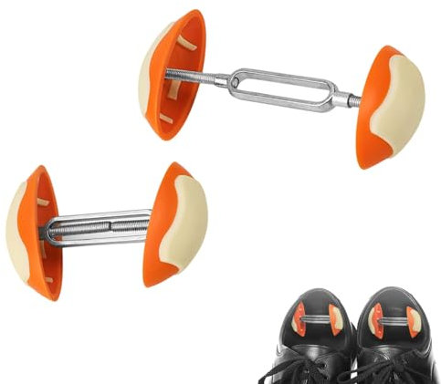 HJIAMA 2 Pezzi Forme per Scarpe, Plastica Tendiscarpe, Antiscivolo, con Viti Rotanti, Allarga Scarpe, per Tacchi Alti, Ballerine, Scarpe Ginnastica, Larghezza Apertura 7-12 cm