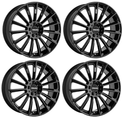 4x Carmani Felgen Alufelgen 17 Fritz 8x18 ET35 5x120 black kompatibel mit Opel Insignia