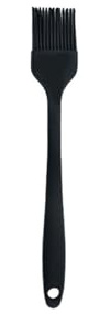 Silicone brush, Oil Brush for BBQ Kitchen Cooking Baking and Grilling(3 PCS,Black)