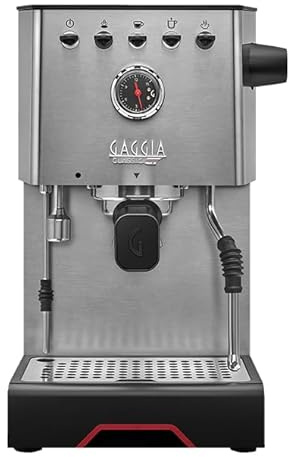 Gaggia Classic GT Prosumer Manual Espresso Coffee Machine Maker with Dual Boiler and All New User Interface, Stainless Steel