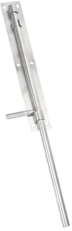 DIYEAH Boulon De Porte Coulissant Inox Épaissi Loquet De Sécurité Allongé Pour Portes Bois Ou Fer Soudé Serrure De Portail Robuste Avec Mécanisme Ancrage Au Sol Pour Portails Et Clôtures