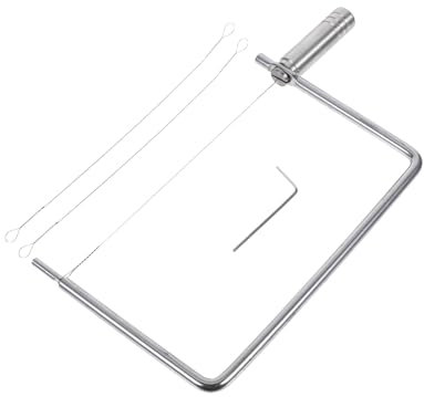 ZUNOXAZ Rebanadora De Queso Cortador De Huevos Multiusos Acero Inoxidable Almacenamiento Fácil Cortador De Alambre