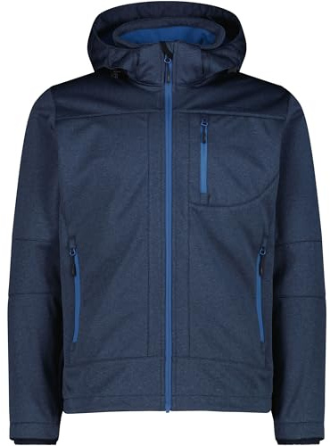 CMP Herren Zip Hoodie Jacke, b.blue mel-bluestone, M