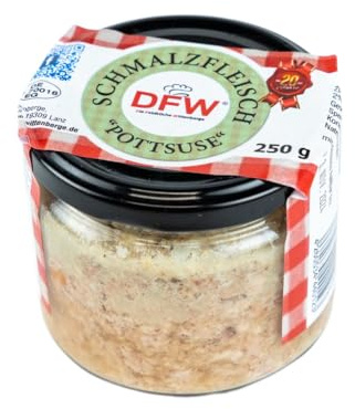 Schmalzfleisch Pottsuse 250g (Glas) Wurstkonserve | Hausmacher Qualität | DFW (1229)