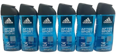 6 x 250ml Adidas Hair & Body Duschgel