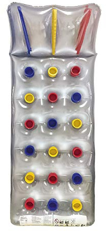 Fashy Pool- & Strandspielzeug Luftmatratze, silber-bunt, 8134