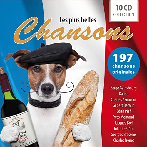 197 Chanson Originale: Non je ne regrette rien, La Mer, L´Akkordéon, Et maintenant, uvm!