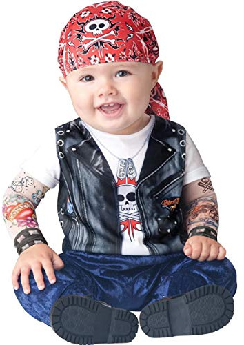InCharacter Born to be Wild Babant/småbarn kostym liten (6 – 12)