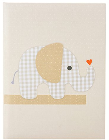goldbuch Babytagebuch, Karophant, 21 x 28 cm, 44 illustrierte Seiten, Leinenstruktur, Beige, 11125