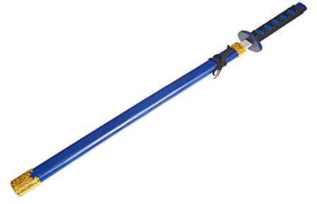 Juguetutto - Katana Ninja Samurái - Azul - Juguete de Madera