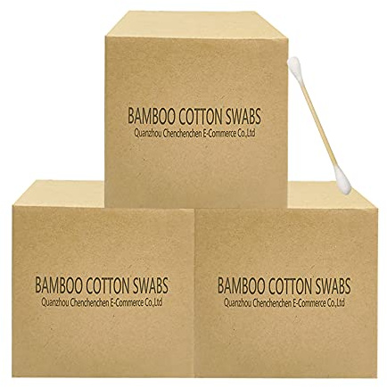 Bamboo Cotton Swabs, Wooden Cotton Swabs 1125pcs