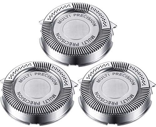 3 Pièces Têtes de Remplacement de Rasoir SH50/ 52 Compatibles avec Series 5000 (S5xxx), AquaTouch (S5xxx), AquaTouch (AT8xx, AT7xx) et PowerTouch (PT8xx, PT7xx), 9 Lames (3 Pièces)