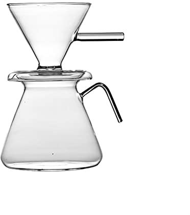caihuashopping Coffee Pot Coffee Kettle Glass Drip Coffee Maker Pot Espresso Machine Kettle Percolator Milk Pitcher Tea Pot Reusable Pour Over Coffee Filters Coffee Pots