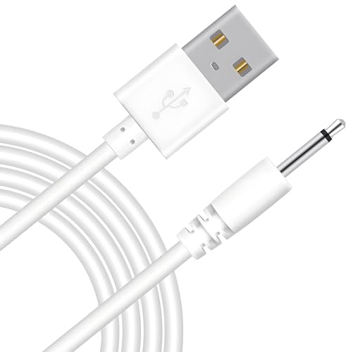 YICOCO USB Adapterkabel Ersatz 2,0 mm DC Ladekabel für Wiederaufladbare Kabelloser Massagestab