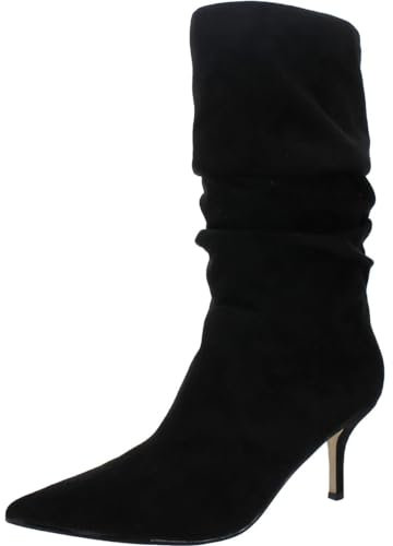 NINE WEST Mycki, Bota a la Altura de la Pantorrilla Mujer, Negro 002, 39.5 EU