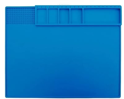 Arbeitsmatten zum Schweißen Reparatur-Pad mit magnetischer hitzebeständiger Lötstation, Silikon-Lötmatte, Arbeitspad, Schreibtisch, BGA-Plattform, Schweißpad, große Größe (Color : HTM-202)