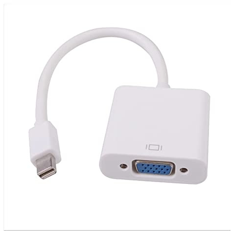 AJOHBM M~ni DP A Vga Cable Adaptador M~ni DisplayPort Thunderbolt a VGA D- Cables Sub Converter 1080P Compatible with MacBook Pro Air iMac M M~ni