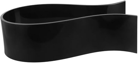 NAMOARLY Kopfhörerhalter Acryl 5mm Kopfhörerständer Stabil Kompakt Für Schreibtisch Gaming Headset Organizer Schwarz