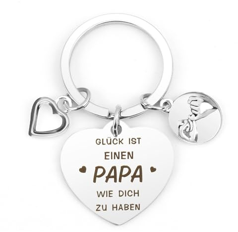 Papa Geschenk Vatertag Geschenk für Papa Geschenke Zum Vatertag Geschenke Papa Schlüsselanhänger Vater Tochter Geschenk für Vatertag Geburtstagsgeschenk für Papa Vater Geschenk Vater Vatertagsgeschenk