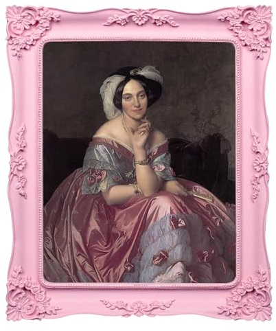 FJXMFRAME Bilderrahmen, 20,3 x 25,4 cm, viktorianischer Vintage-Stil, kunstvoll, Barock, für Wand- oder Tischdekoration, Galerie-Wandkunst, passend für 20,3 x 25,4 cm oder 12,7 x 17,8 cm Fotos mit