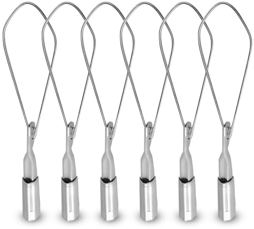 OHLECTRIC 6 Pack - Range 2/0-4/0 Aluminium Wedge Clamps - Stainless Steel Ball Handle - Secure Locking System - Aerial Cable Tightening & Sag Prevention - Durable Clamp