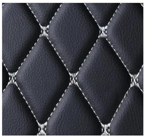 TAOMYDS Autoteppiche LHD Für Talisman 2012-2019 Jahre Kunstleder Teppich Innenraum Autozubehör Antifouling Fußmatten Automatten Set(Black White)