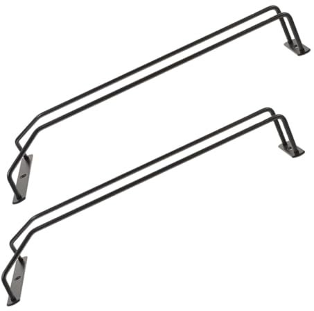 Cabilock 2stücke Wandmontierter Weinglas- Aus Metall Platzsparendes Design Für Bar Und Küche Elegante Aufbewahrung Für Verschiedene Gläser Stilvoller Organizer Für Ihr Zuhause