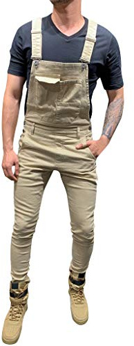 Salopette da uomo in denim da lavoro alla moda salopette casual jeans salopette e bretelle generale Pro Heavy Duty Workwear unisex vestibilità comoda pantaloni cargo da combattimento tutto in uno