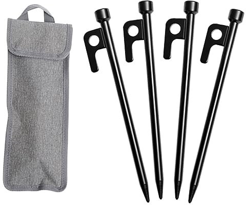 Toddmomy Zeltnägel Aus Metall Für Camping Zeltbodennägel Zeltpfähle Aus Metall Für Outdoor-Gebrauch Bodenheringe Für Zelte Wiederverwendbar Und Langlebig