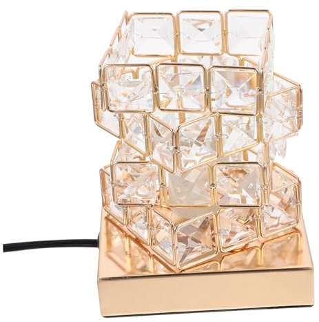 Lurrose Kristallwürfel-tischlampe -schreibtischlampe Led-nachtlicht Würfel-tischlampe -led-lampe Warmes Licht Design Kompakt Und Modern Dekorative Beleuchtung Für Zuhause Und Büro